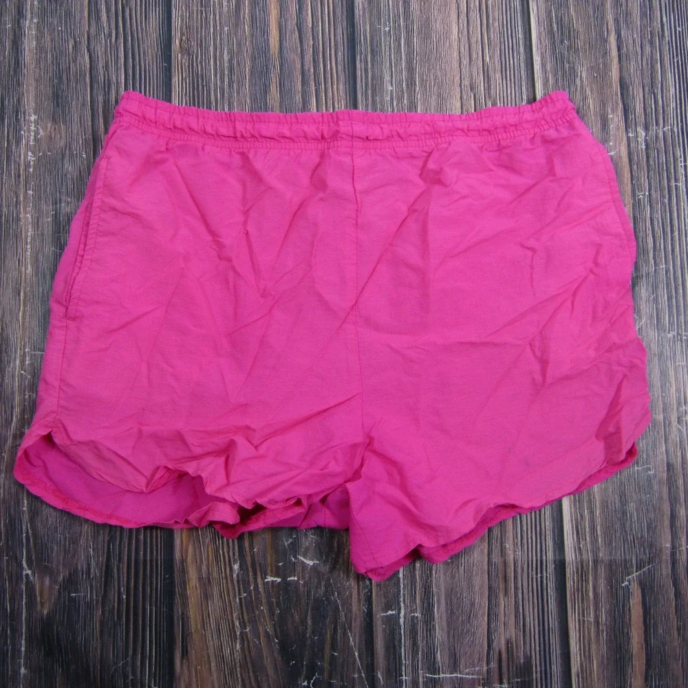 Sunrays Swim Shorts Mens M Pink Vintage Retro Nylon Beach Trunks Summer